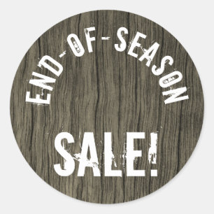 "VENTE DE FIN DE SAISON !" sticker rond