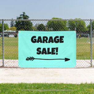 VENTE DE GARAGE ! Bannière flèche