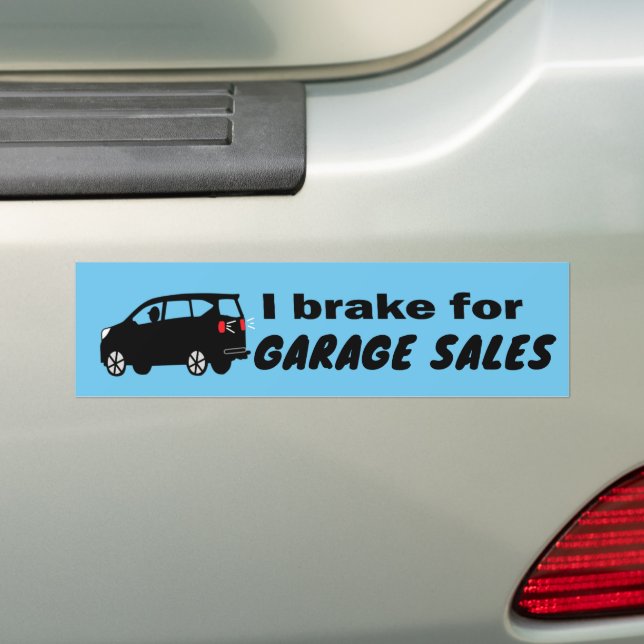 Vente de garage Cool amusant Choisir un Sticker pa (En voiture)