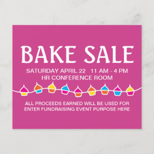 vente de gâteaux prospectus