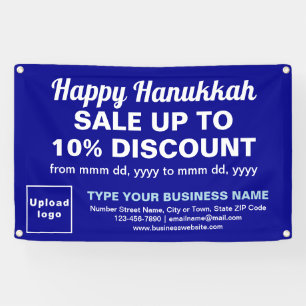 Vente de Hanukkah d'affaires sur une bannière rect