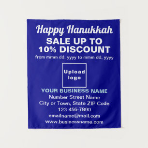 Vente de Hanukkah Entreprise sur Tapisserie Bleue