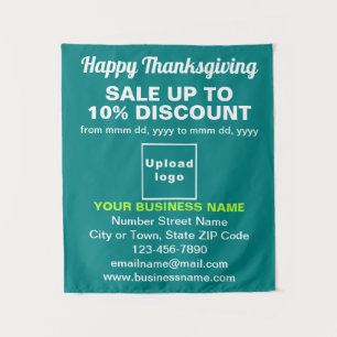 Vente de Thanksgiving Entreprise sur Tapisserie Ve