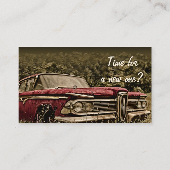 Vente de voitures - Connectez-vous à votre Carte d (Devant)