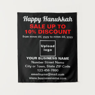 Vente Hanoukka d'entreprise sur Tapisserie noire