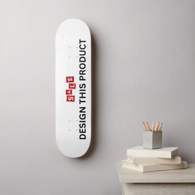 VENTE ! Planche à skateboard - 8 1/2" - Personnali (Art mural)