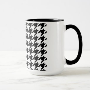 VENTE - TASSE DE CAFÉ DE PIED-DE-POULE