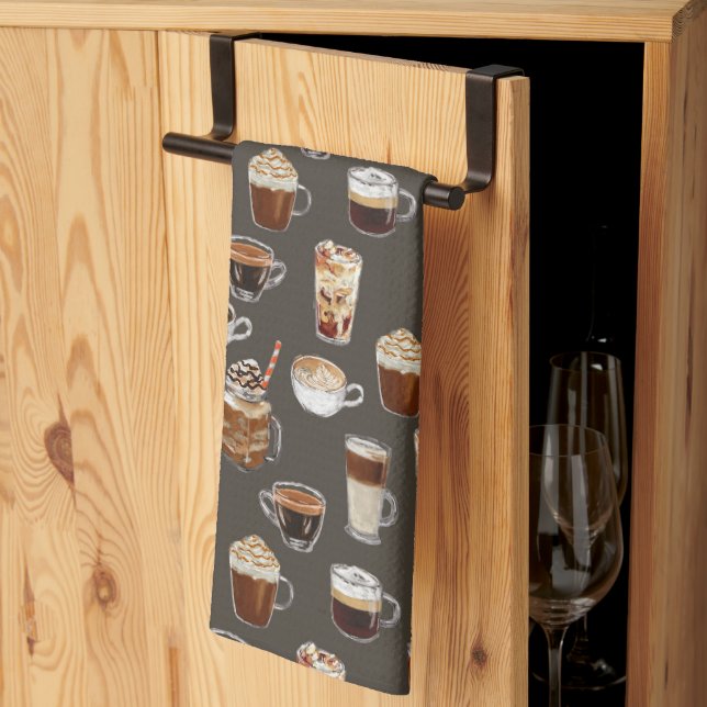 Venti Café Lover Serviette de cuisine (Pliage en tiers)