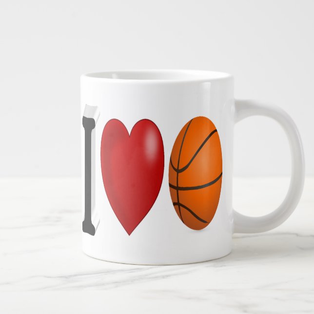 Ventilateur de basket demi-texte Géant Mug de café (Droite)