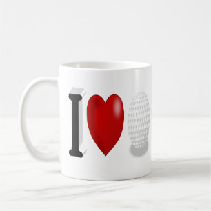 Ventilateur de golf demi-texte Café Mug