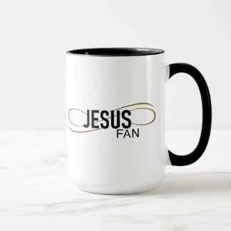 Ventilateur Jésus avec Mug de café torse