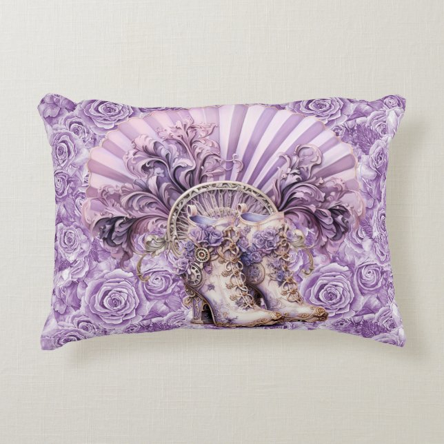 Ventilateur Lilac Steampunk et Coussin Lumbar Boot (Devant)