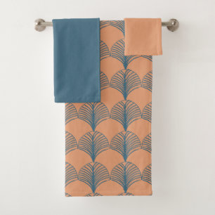 Ventilateurs turquoises et orange