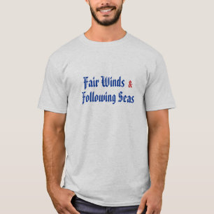 Vents justes et T-shirt suivant de mers