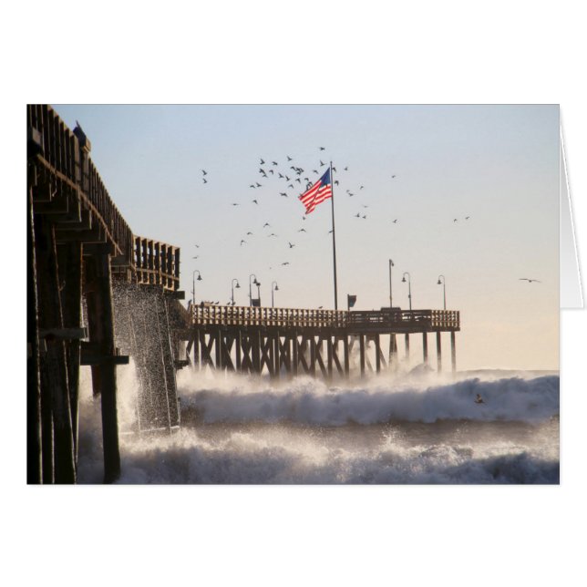 Ventura Pier Waves | El Nino (Devant horizontal)