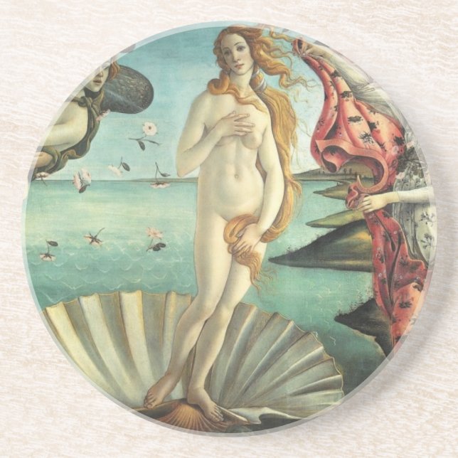 Vénus par Dessous de verre de grès Botticelli (Devant)