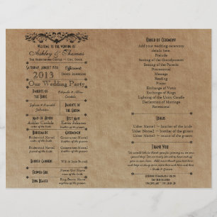 Ver 3 Modèle du programme de mariage personnalisé 