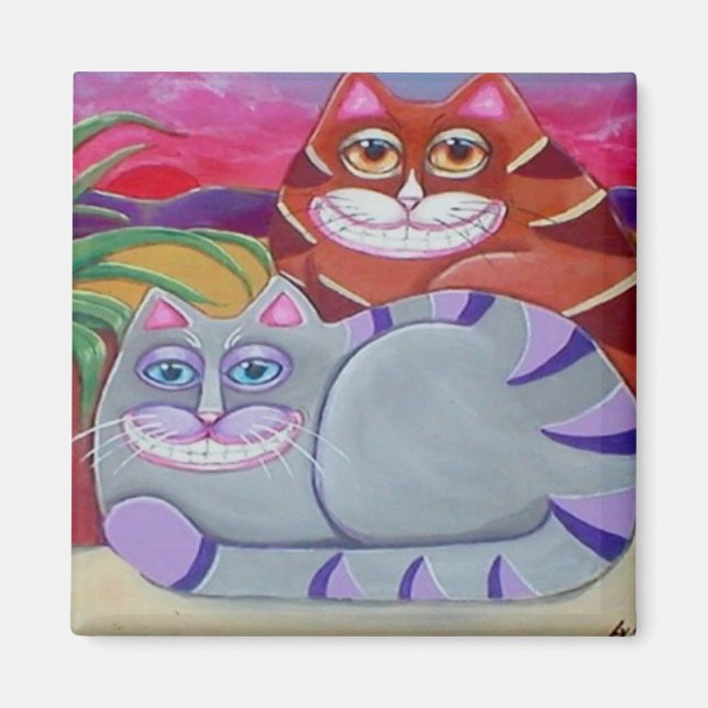Véranda Cats Magnet (Devant)