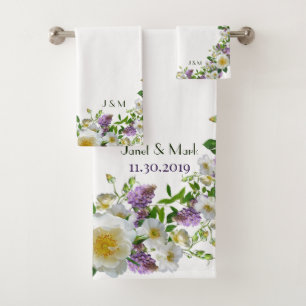 Verdure élégante personnalisée Flore violet