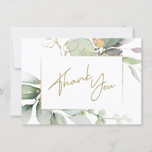 Verdure Gold Foliage Eucalyptus Merci note