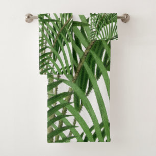 Verdure tropicale Aquarelle Palm Tree Feuilles