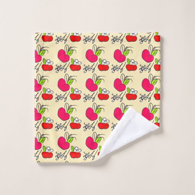 Verger de Pommes Vibrant (Gant de toilette)