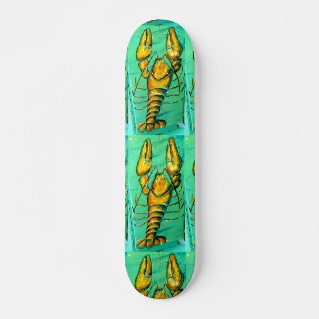 Vergers on green skateboard (Devant)