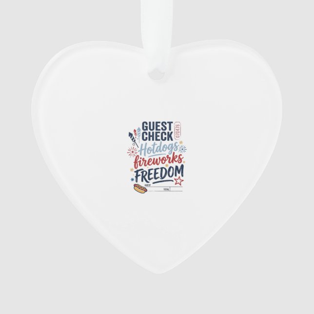Vérification des invités patriotiques Feux d'artif (devant)