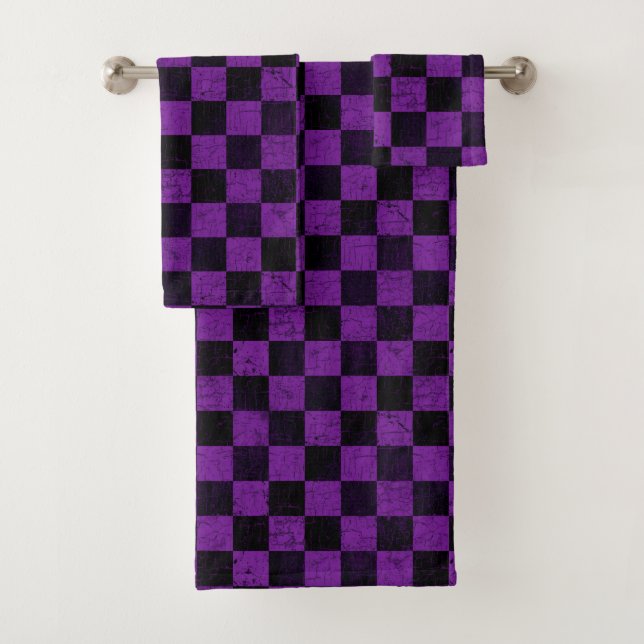 Vérifications rustiques, violet et noir (En situation)