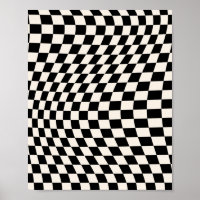 Vérifier le tableau de bord du Motif noir et blanc