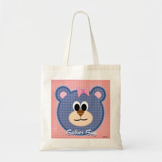 Vérifier Sac pour bébé ours en peluche (rose) (Devant)
