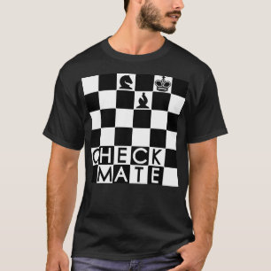 Vérifiez le T-shirt de jeu de contrôleur d'échecs