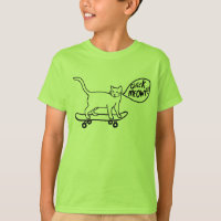 Vérifiez Meowt Punny Skateboard T-Shirt