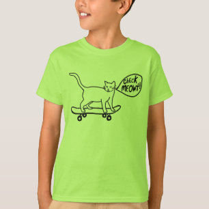 Vérifiez Meowt Punny Skateboard T-Shirt