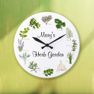 Vérifiez Votre Horloge De Jardin D'Herbes De Thyme