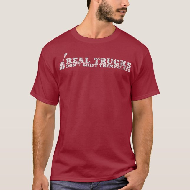 Véritable Camion Ne Pas Se Déplacer Tshirt Manuel (Devant)