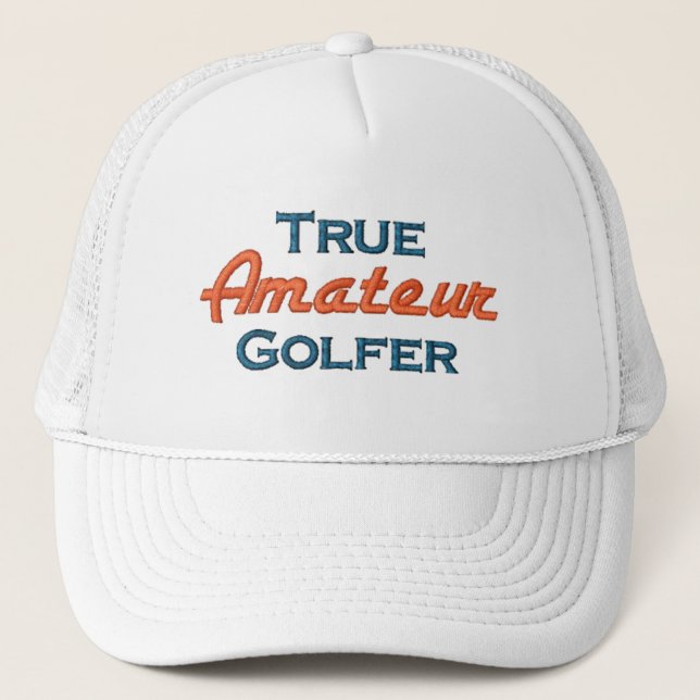 Véritable Casquette à maille de Golfeur amateur (Devant)