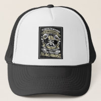 Véritable casquette de correction de machiniste de