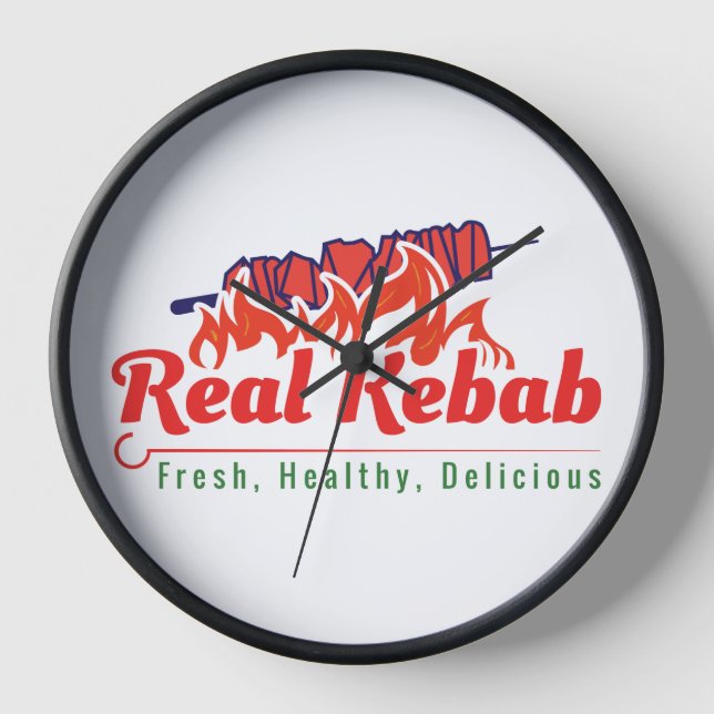 Véritable horloge du logo Kebab (Recto)