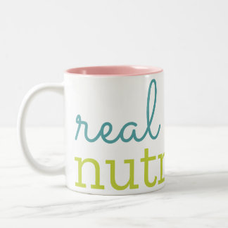 Véritable maman Nutrition Mug à deux tons (11 oz)