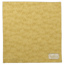 Véritable serviette décorative en or Napkin