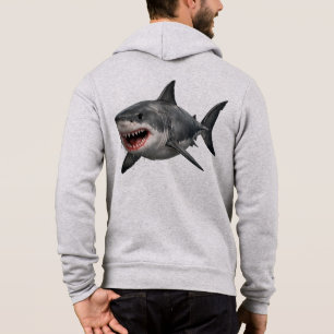 Véritable sweat à capuche attaque de requin
