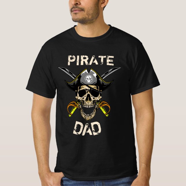 Véritable T-shirt Pirate DAD (Devant)