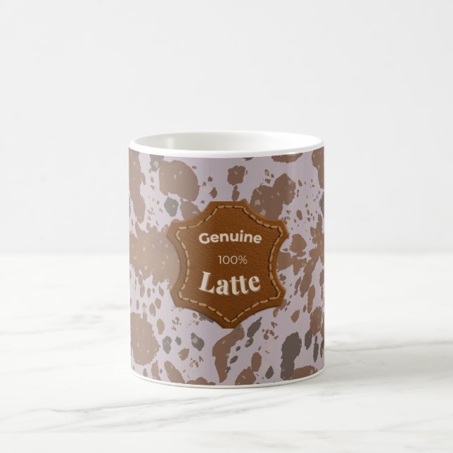 Véritable tasse de latte 100% – Latte glacé (Centre)