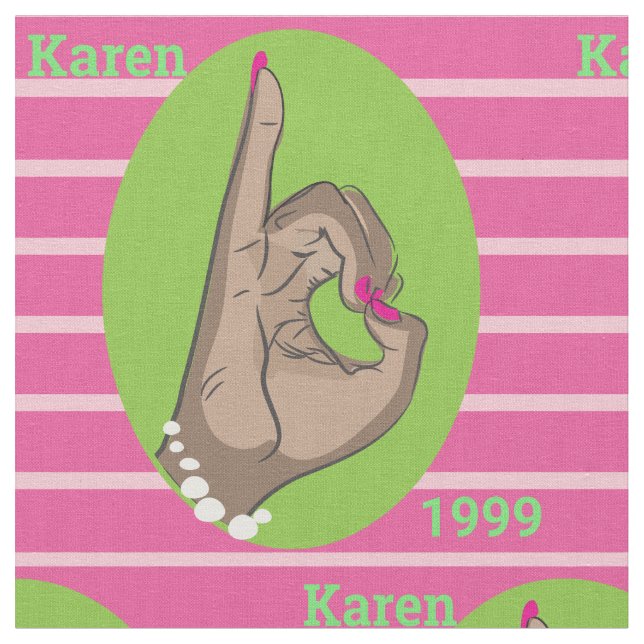 Véritable Tissu rose et vert (Fermer)