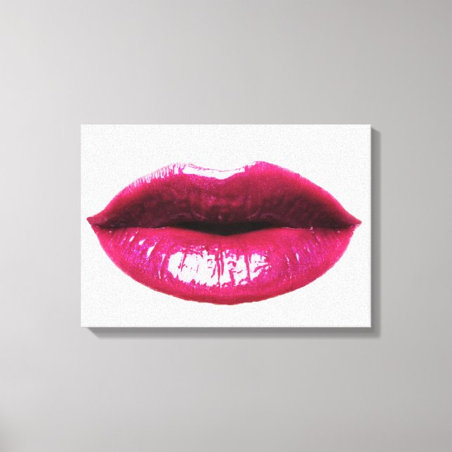 Véritable toile Emballée LIps 20x14" (Recto)