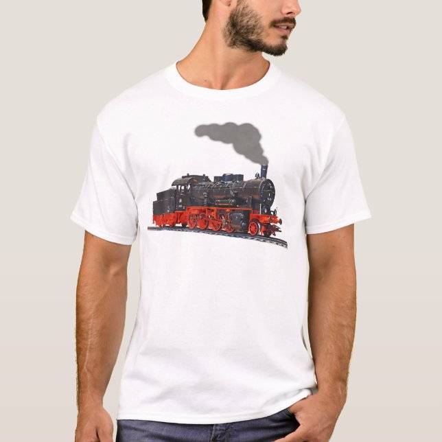 Véritable Tshirt Train à vapeur I Locomotive (Devant)