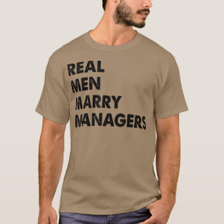Véritables hommes mariés Directeur Mari T-shirt C