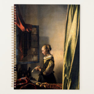 Vermeer - Fille lisant une lettre à une fenêtre ou