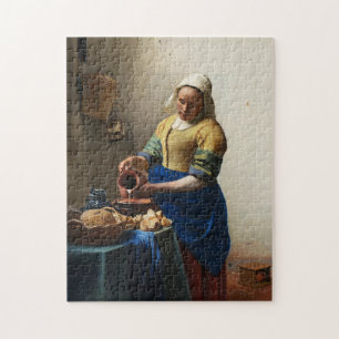 Vermeer le puzzle de trayeuse